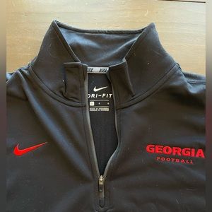 Nike UGA Football quarter zip